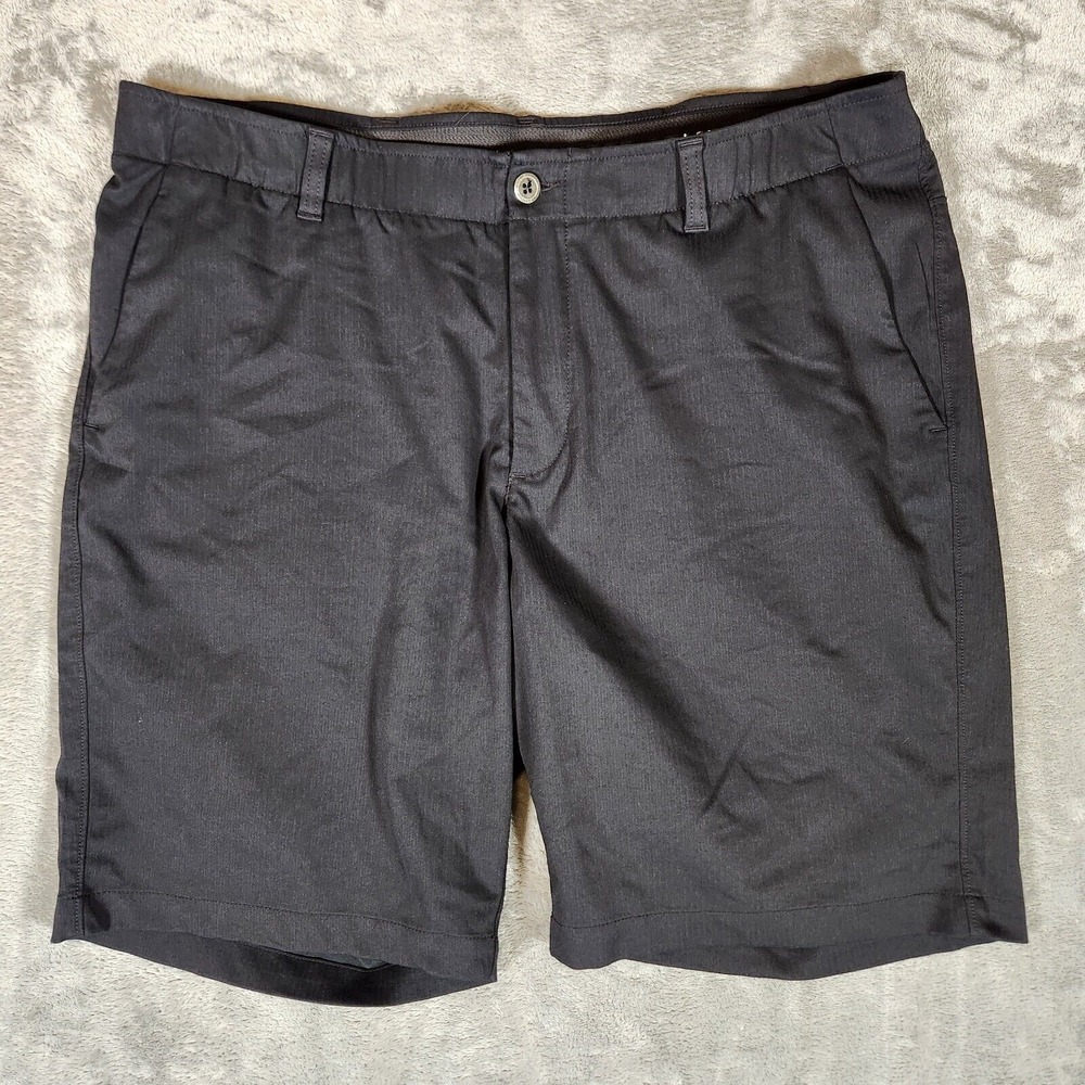 Under Armour UA Shorts Men's 39X10 (Tag 40) 1309547 Black Showdown Golf